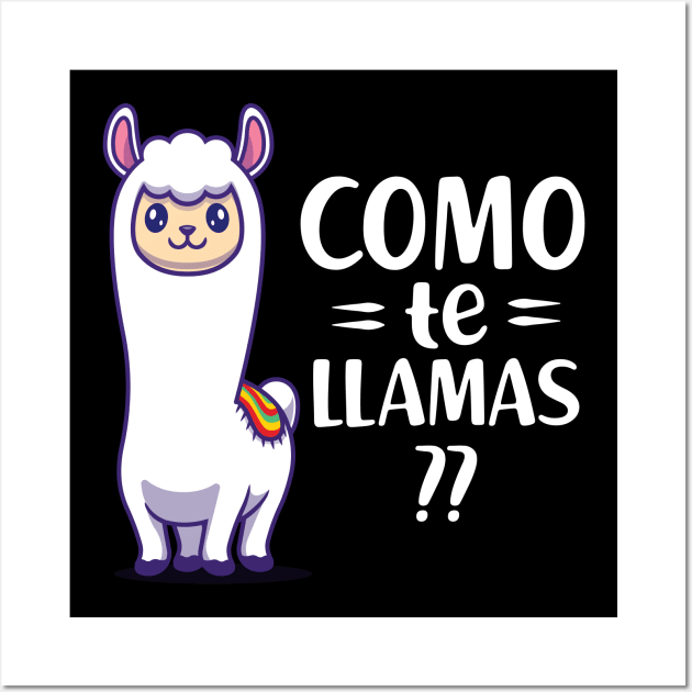 Como te llamas Wall Art by KC Happy Shop